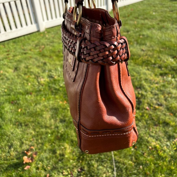 Vintage Coach Hamptons Satchel, Limited Edition in Whiskey Brown Style 9290 - Picture 6 of 17